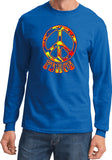 Funky Peace Sign Long Sleeve Shirt - Yoga Clothing for You