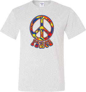 Funky Peace Sign Tall T-shirt - Yoga Clothing for You
