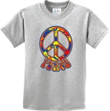 Funky Peace Sign Kids T-shirt - Yoga Clothing for You