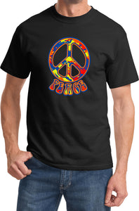 Funky Peace Sign T-shirt - Yoga Clothing for You