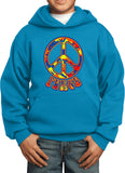 Funky Peace Sign Kids Hoodie - Yoga Clothing for You
