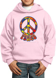 Funky Peace Sign Kids Hoodie - Yoga Clothing for You
