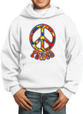 Funky Peace Sign Kids Hoodie - Yoga Clothing for You