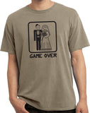 Game Over Vintage T-shirt Black Print - Yoga Clothing for You