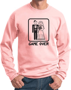 Game Over Sweatshirt Black Print - Yoga Clothing for You