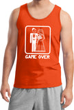 Game Over Tank Top White Print - Yoga Clothing for You