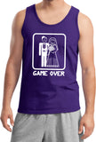 Game Over Tank Top White Print - Yoga Clothing for You