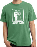 Game Over Vintage T-shirt White Print - Yoga Clothing for You