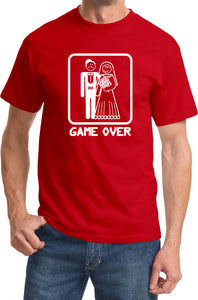 Game Over T-shirt White Print - Yoga Clothing for You