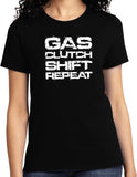 Gas Clutch Shift Repeat Test Ladies Shirt - Yoga Clothing for You