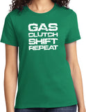 Gas Clutch Shift Repeat Test Ladies Shirt - Yoga Clothing for You