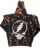 Grateful Dead Distressed Stealie Logo Tie Dye Hoodie