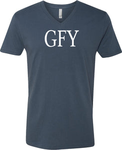 GFY Rude V-neck Shirt - Yoga Clothing for You