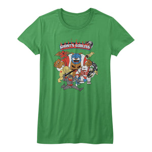 Ghosts 'n Goblins Juniors T-Shirt Characters Kelly Tee - Yoga Clothing for You