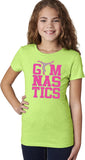 Girls Gymnastics Text T-shirt - Yoga Clothing for You