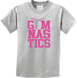 Gymnastics Text Kids T-shirt - Yoga Clothing for You