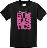 Gymnastics Text Kids T-shirt - Yoga Clothing for You