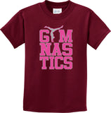 Gymnastics Text Kids T-shirt - Yoga Clothing for You