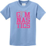 Gymnastics Text Kids T-shirt - Yoga Clothing for You