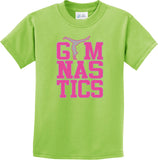 Gymnastics Text Kids T-shirt - Yoga Clothing for You