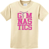 Gymnastics Text Kids T-shirt - Yoga Clothing for You