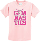 Gymnastics Text Kids T-shirt - Yoga Clothing for You
