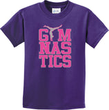 Gymnastics Text Kids T-shirt - Yoga Clothing for You