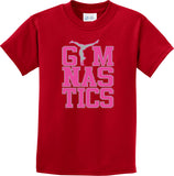 Gymnastics Text Kids T-shirt - Yoga Clothing for You