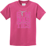 Gymnastics Text Kids T-shirt - Yoga Clothing for You