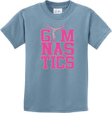 Gymnastics Text Kids T-shirt - Yoga Clothing for You