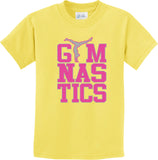 Gymnastics Text Kids T-shirt - Yoga Clothing for You