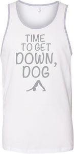 It's Time to Get Down, Dog Premium Yoga Tank Top - Yoga Clothing for You