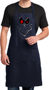 Halloween Apron Ghost Face - Yoga Clothing for You