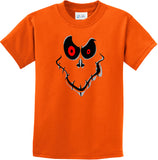 Kids Halloween T-shirt Ghost Face Youth Tee - Yoga Clothing for You