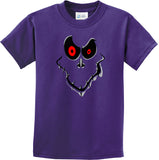 Kids Halloween T-shirt Ghost Face Youth Tee - Yoga Clothing for You