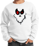 Kids Halloween Sweatshirt Ghost Face - Yoga Clothing for You