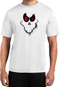 Halloween T-shirt Ghost Face Moisture Wicking Tee - Yoga Clothing for You