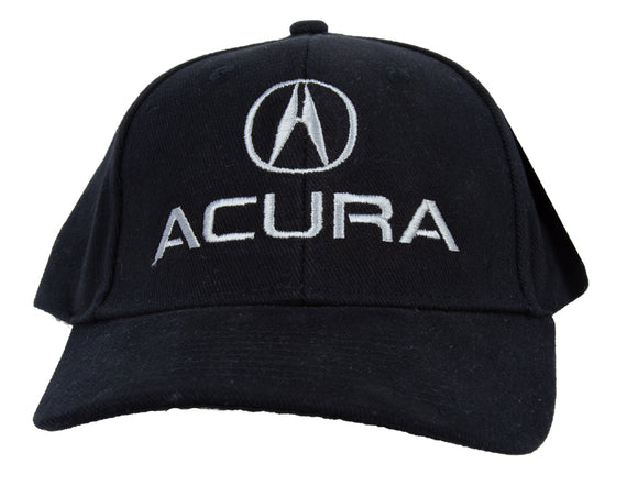 Acura Hat Embroidered Adjustable Cap, Black - Yoga Clothing for You