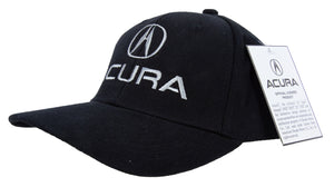 Acura Hat Embroidered Adjustable Cap, Black - Yoga Clothing for You