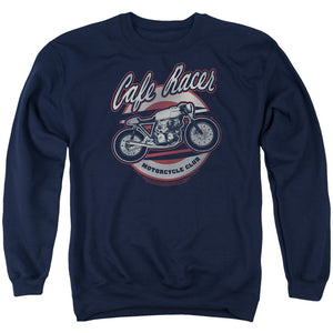 Honda Sweatshirt Cafe Racer Motorcycle Club Navy Pullover - Yoga Clothing for You
