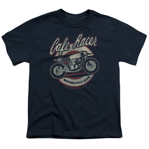 Honda Kids T-Shirt Cafe Racer Motorcycle Club Navy Tee - Yoga Clothing for You