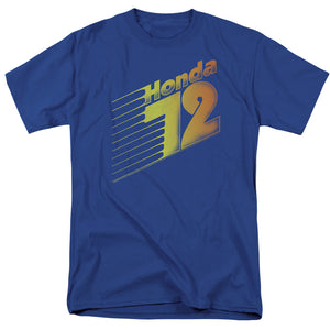 Honda Mens T-Shirt '72 Text Gradient Royal Tee - Yoga Clothing for You