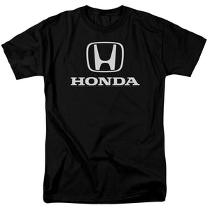 Honda Mens T-Shirt White Standard Logo Black Tee - Yoga Clothing for You