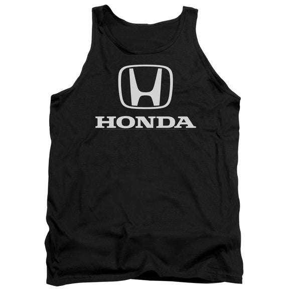 Honda Tanktop White Standard Logo Black Tank - Yoga Clothing for You