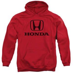 Honda Hoodie Black Standard Logo Red Hoody - Yoga Clothing for You