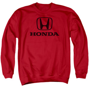 Honda Sweatshirt Black Standard Logo Red Pullover - Yoga Clothing for You