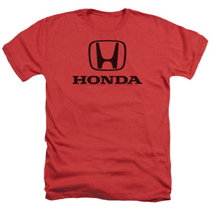 Honda Heather T-Shirt Black Standard Logo Red Tee - Yoga Clothing for You
