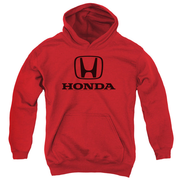 Honda Kids Hoodie Black Standard Logo Red Hoody - Yoga Clothing for You