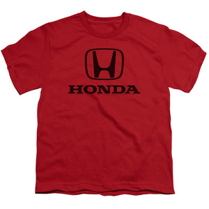 Honda Kids T-Shirt Black Standard Logo Red Tee - Yoga Clothing for You