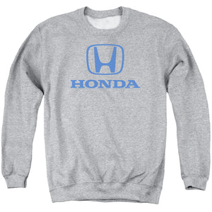 Honda Sweatshirt Blue Standard Logo Heather Pullover - Yoga Clothing for You